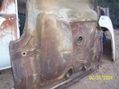 ford 1957 car trunk pan