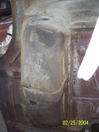 ford 1957 car trunk pan